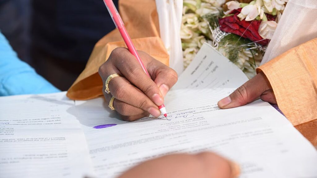 Documents Required for Marriage Certificate Online