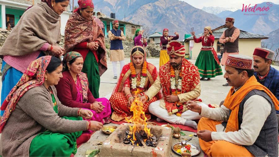 Pahari Marriage Rituals Explained (Kangra, Mandi, Kullu)
