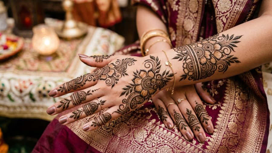 Arabic Floral Magic Mehndi Design