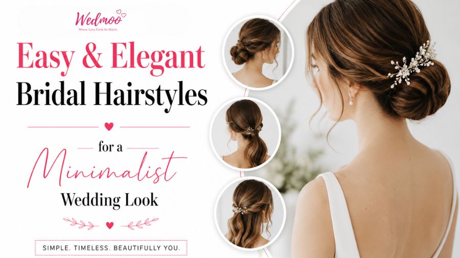Easy and Elegant Bridal Hairstyles for a Minimalist Wedding Look