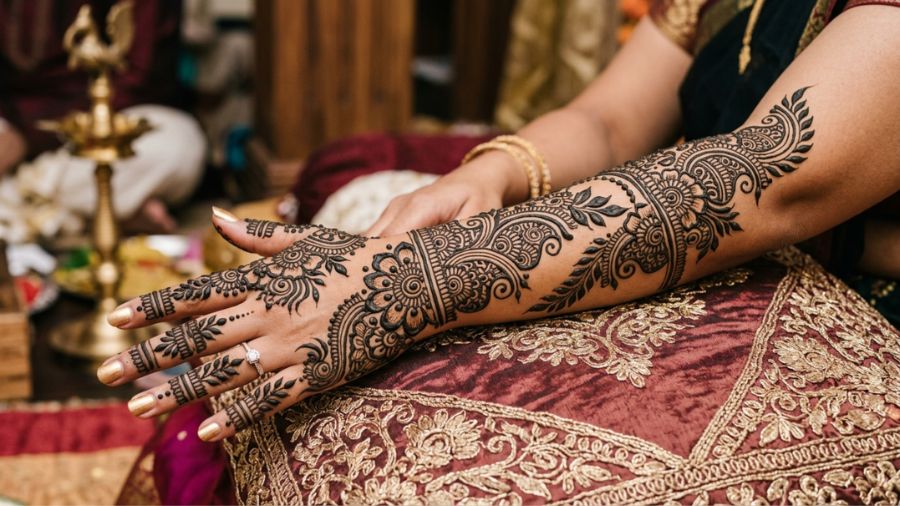 Full Hand Arabic Mehndi Design