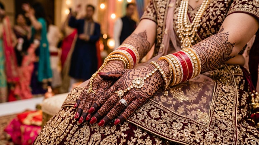 Intricate Bridal Jaal Mehndi
