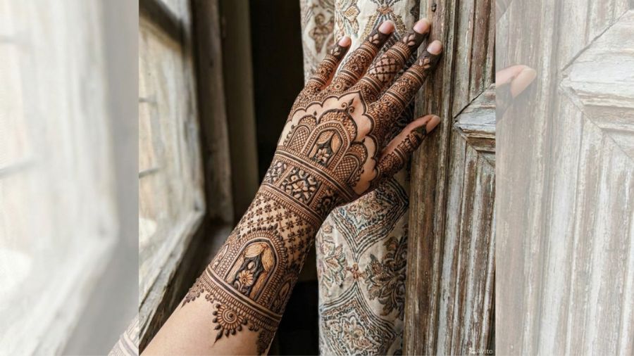 Jharokha Style Mehndi