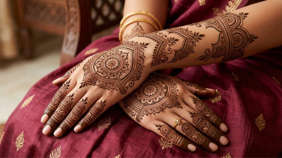 Mandala Arch Mehndi Design
