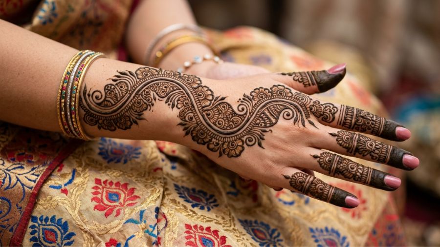 S-Pattern Mehndi