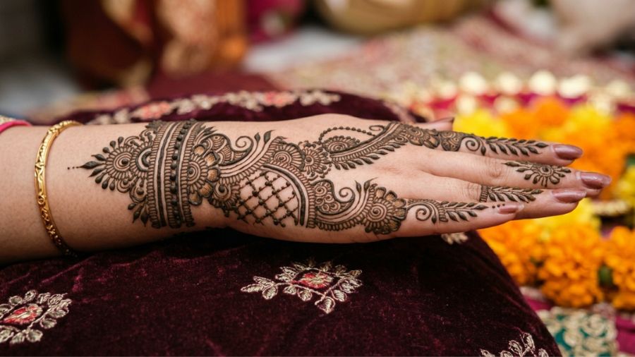 Side Hand Arabic Mehndi Design