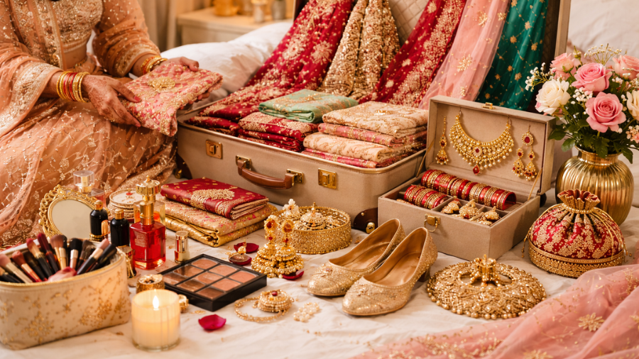 The Meaning of a Bridal Trousseau in Indian Weddings