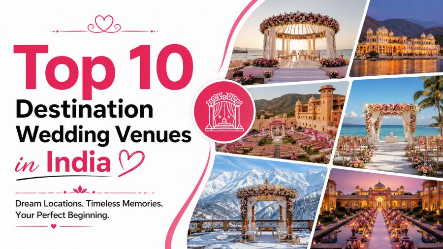 Top 10 Destination Wedding Venues in India