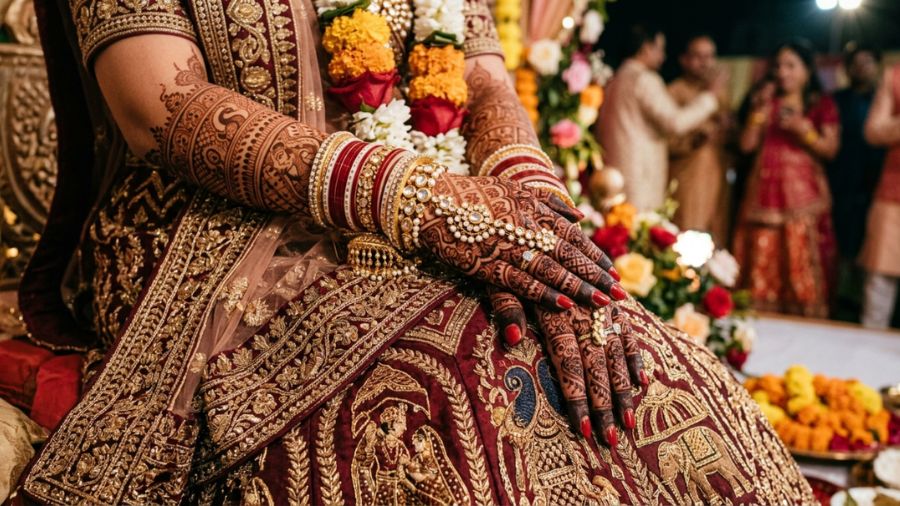 Traditional Bridal Grandeur Mehndi Design