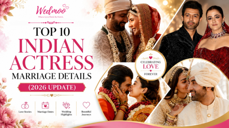 Top Indian actresses with their marriage details and wedding updates