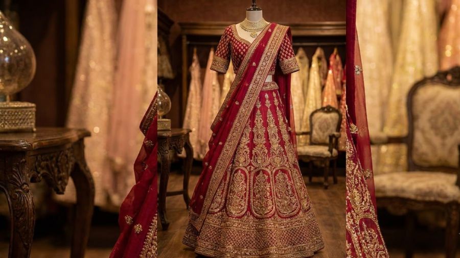 Silk Bridal Lehengas