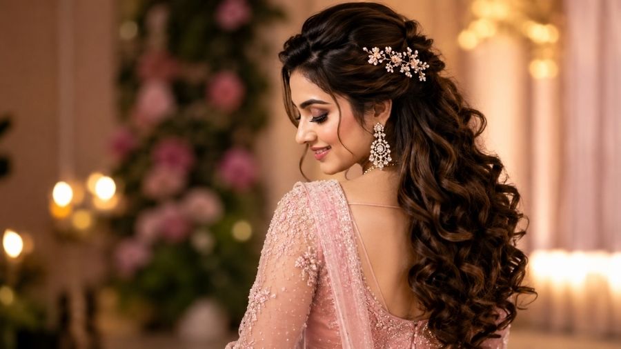 Create Your Dream Reception Look with the Best Hairstyle