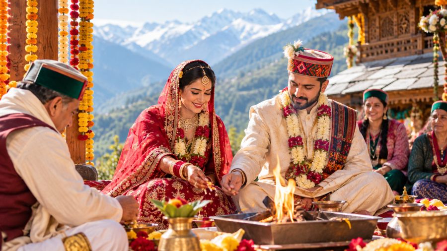 Himachali Wedding Day Traditions and Rituals
